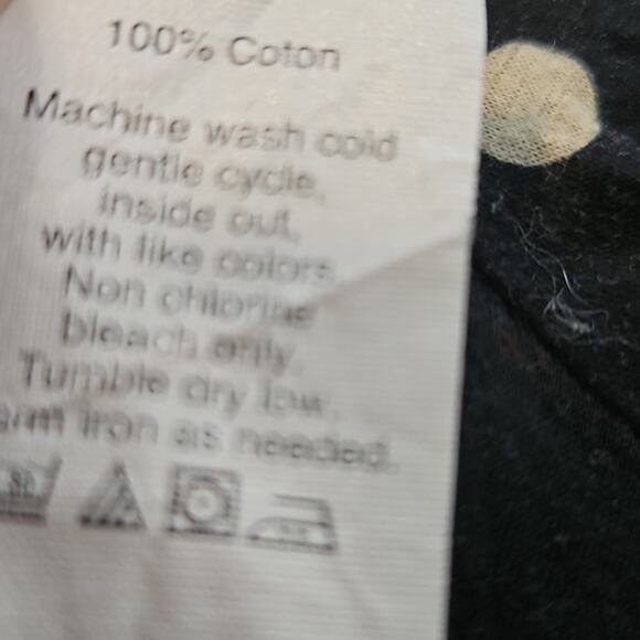 J Crew Tan & Black Polka Dot Ruffle Top Sz XS - Picture 10 of 10